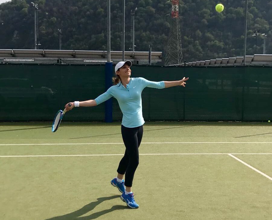 STEFANA SI ALLENA PER IL RAFT EVENT DI DOMANI