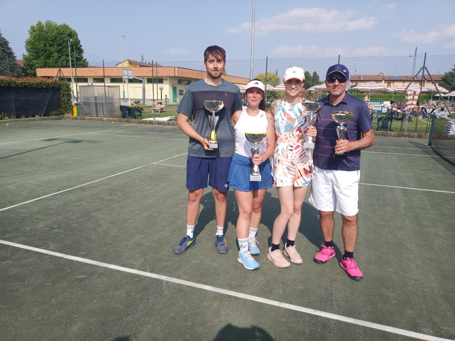 Leonardo Pea e Mery Mura coppia d’eccellenza al Doppio Misto all’Astra
