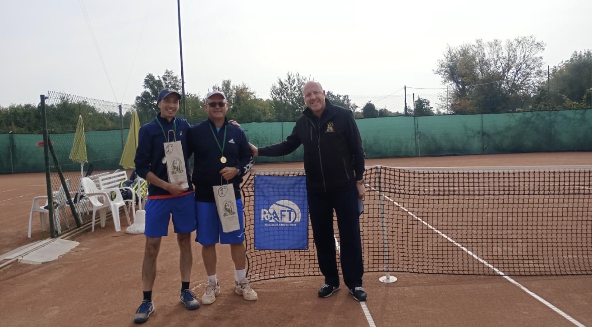 Marco Sandri centra la tripletta su Loris Canipari al centro tennis San Sivino Frantoio Manestrini