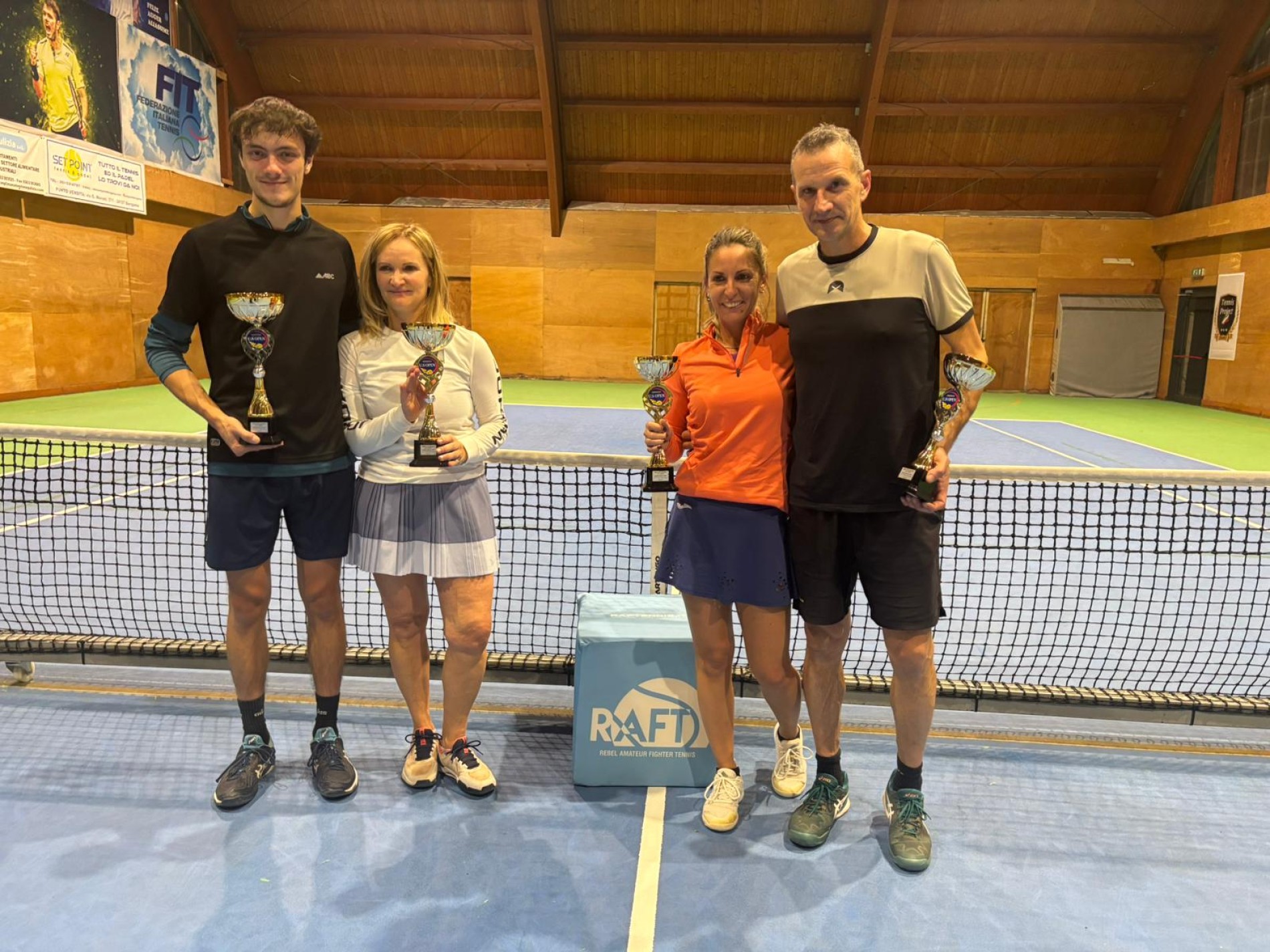 MEGASLAM USOPEN MIX NO LIMIT: BUONA LA PRIMA PER GIRA/PARATICO SUI PLURICOCCARDATI CASSINELLI/OSIO