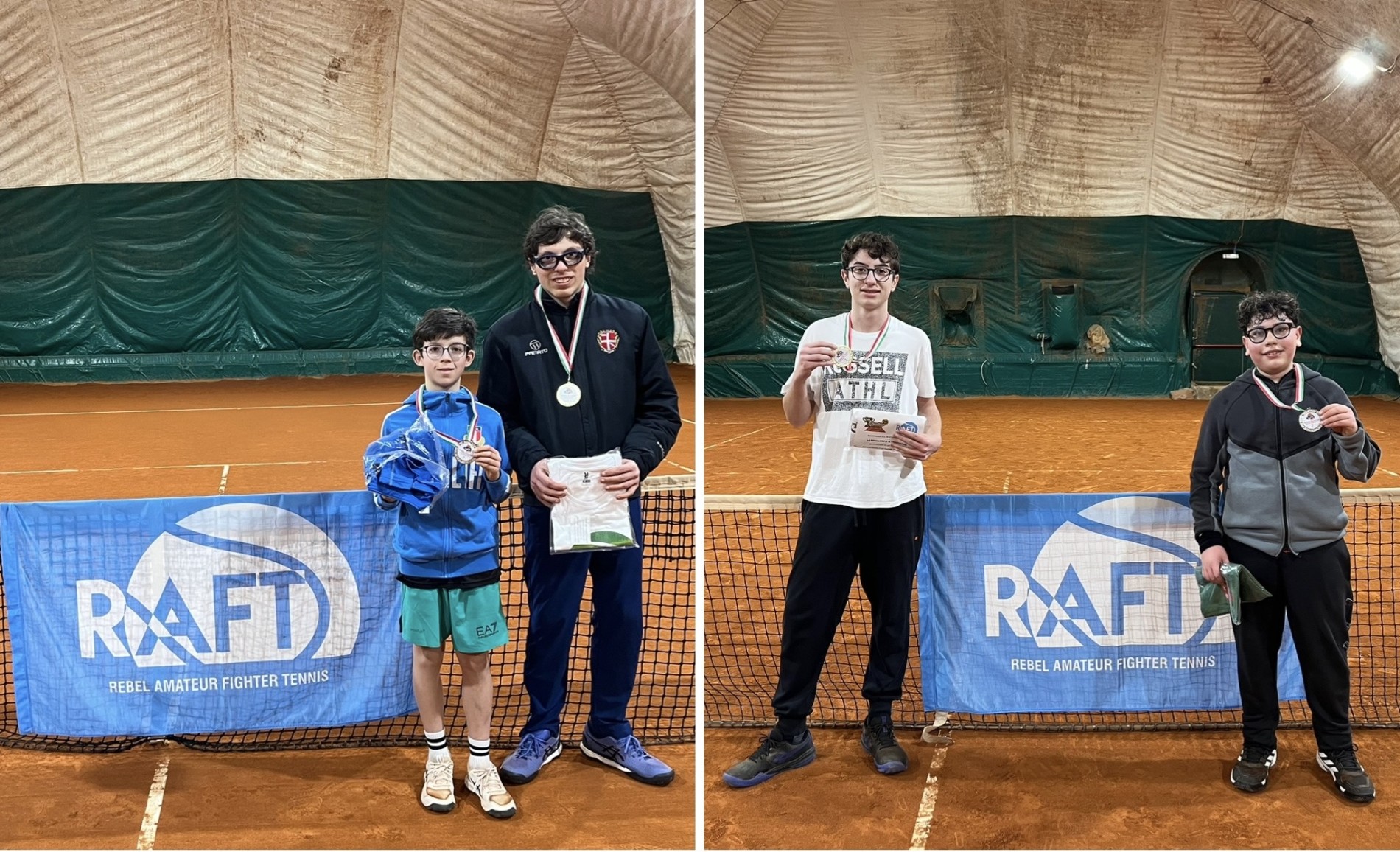 Liga e Bissola trionfano nei tornei Junior Avanzato del Tennis Erba