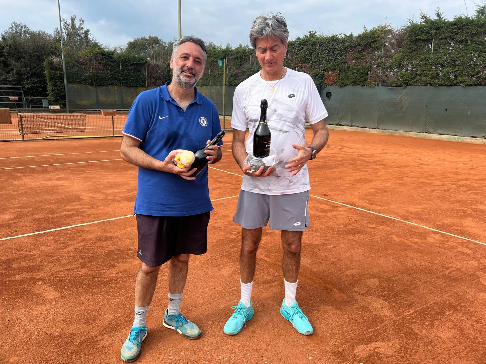 MEDAGLIA D'ORO PER IL NEW ENTRY MARIO MACCARONI AL MATCH BALL TC