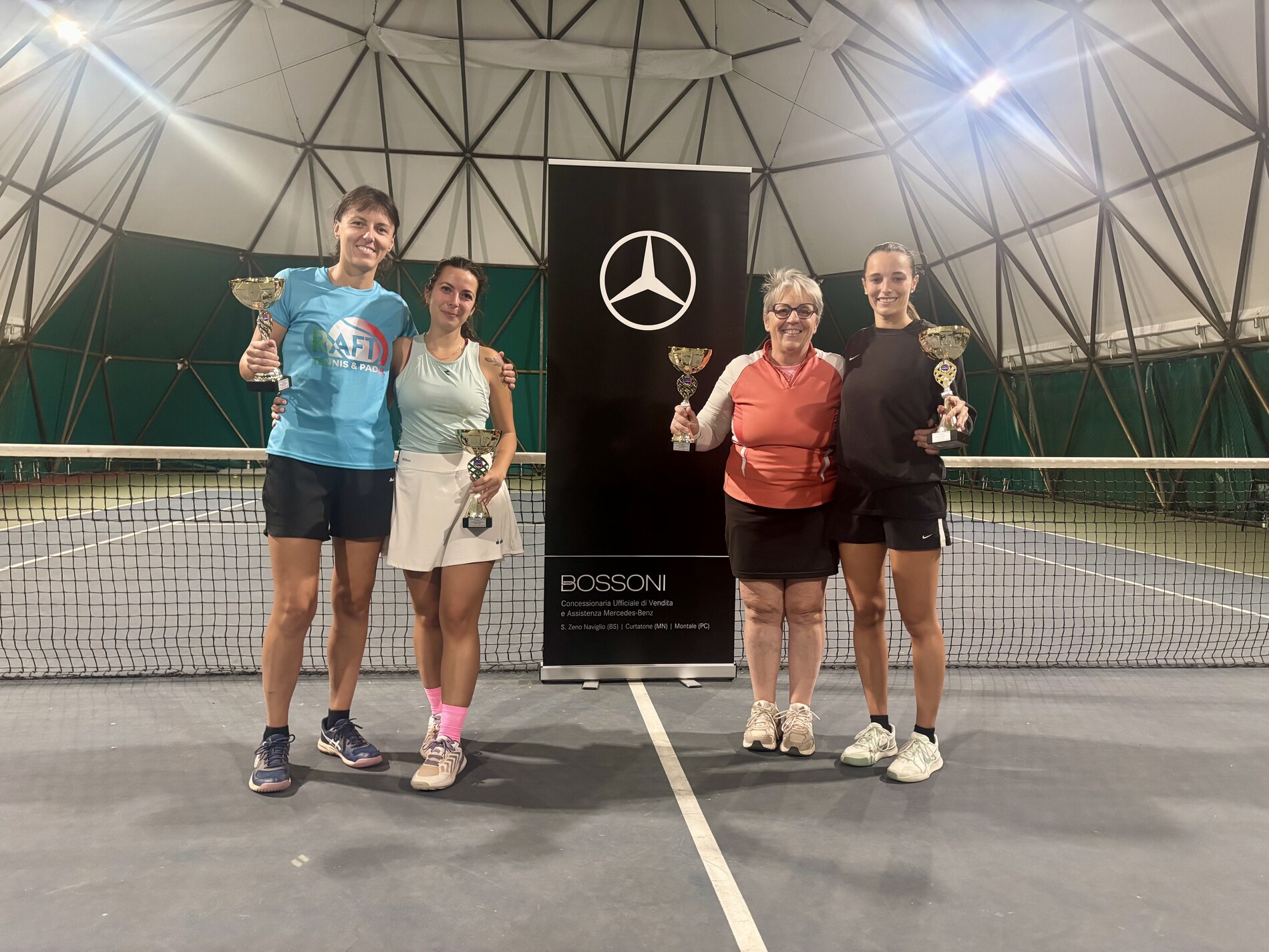 MEGASLAM USOPEN BOSSONI-MERCEDES: GERVASI-PELI SBANCANO L'OLIMPICA!